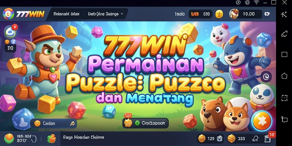Tampilan gameplay yang menarik dan penuh warna pada 777WIN.