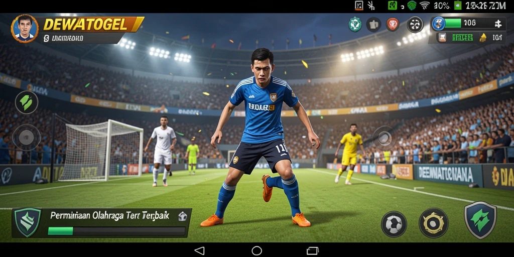 Tampilan gameplay seru dalam DEWATOGEL dengan fitur olahraga interaktif.