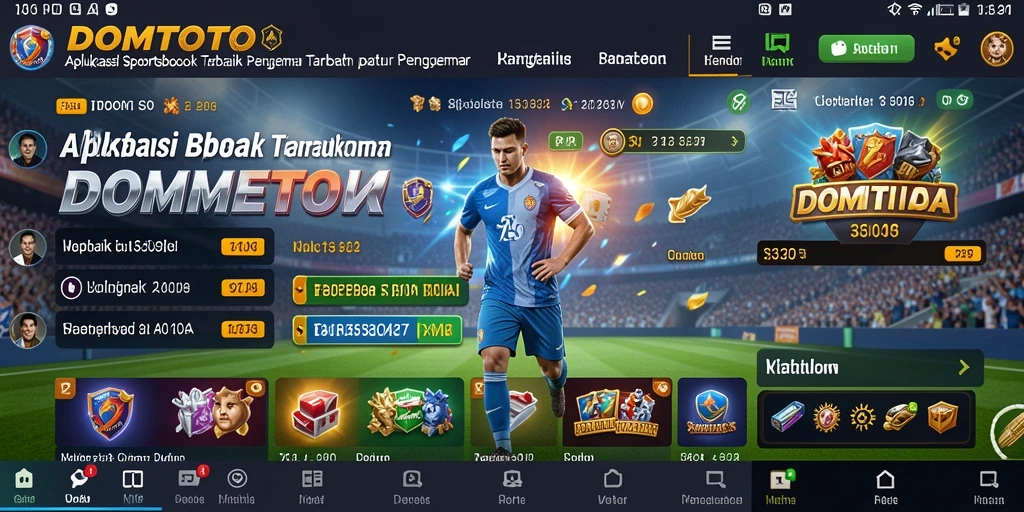 Tangkapan layar gameplay Sportsbook DOMTOTO yang menarik.