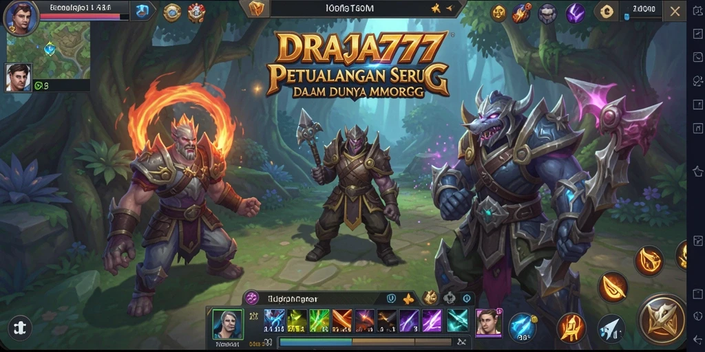 Gameplay seru DRAJA777 dalam dunia MMORPG yang menantang.