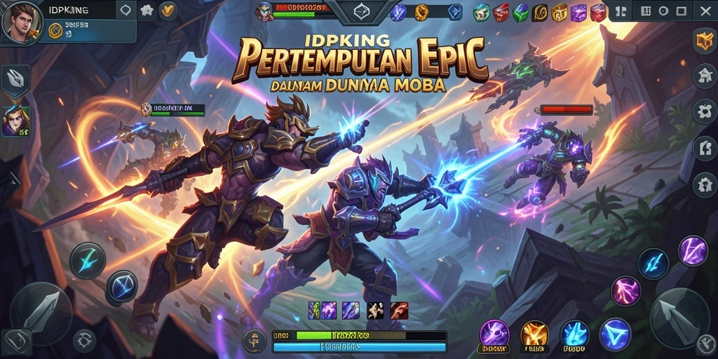 Tampilan aksi intensif dari pertempuran dalam IDPKING.