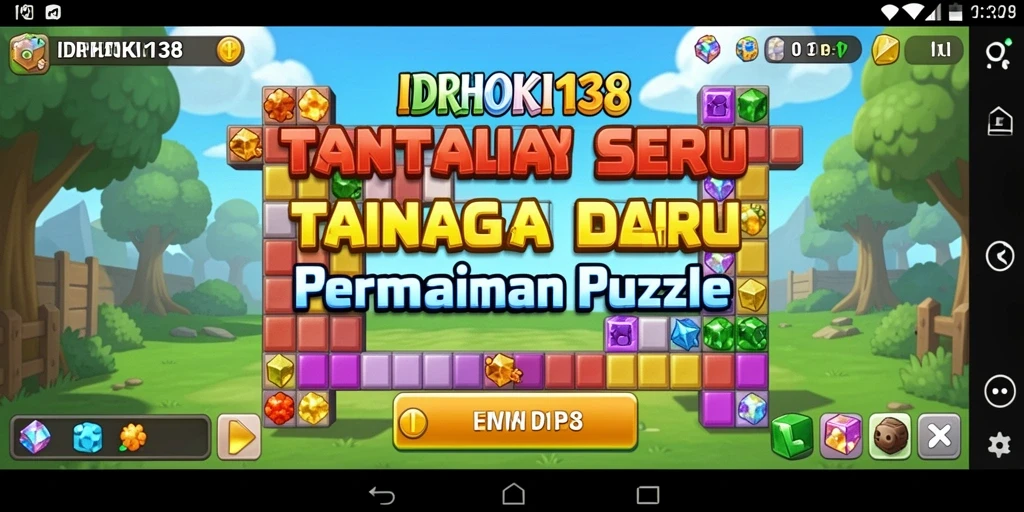 Tampilan gameplay seru dan menantang di IDRHOKI138.