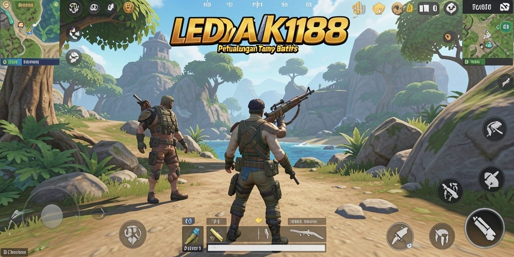 Tampilan gameplay seru dari LEDAK188 di dunia Open World.