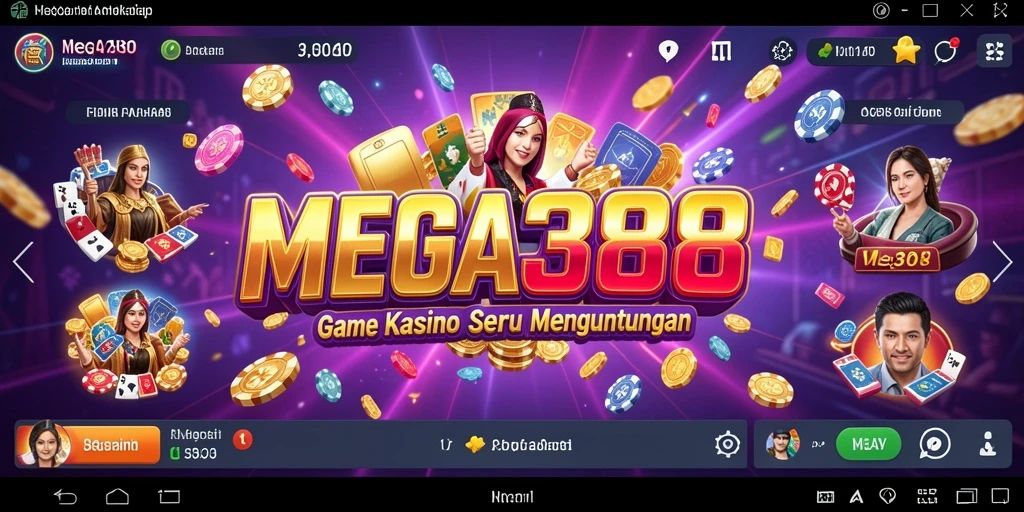 Tampilan menarik gameplay Kasino di MEGA388 dengan beragam permainan.
