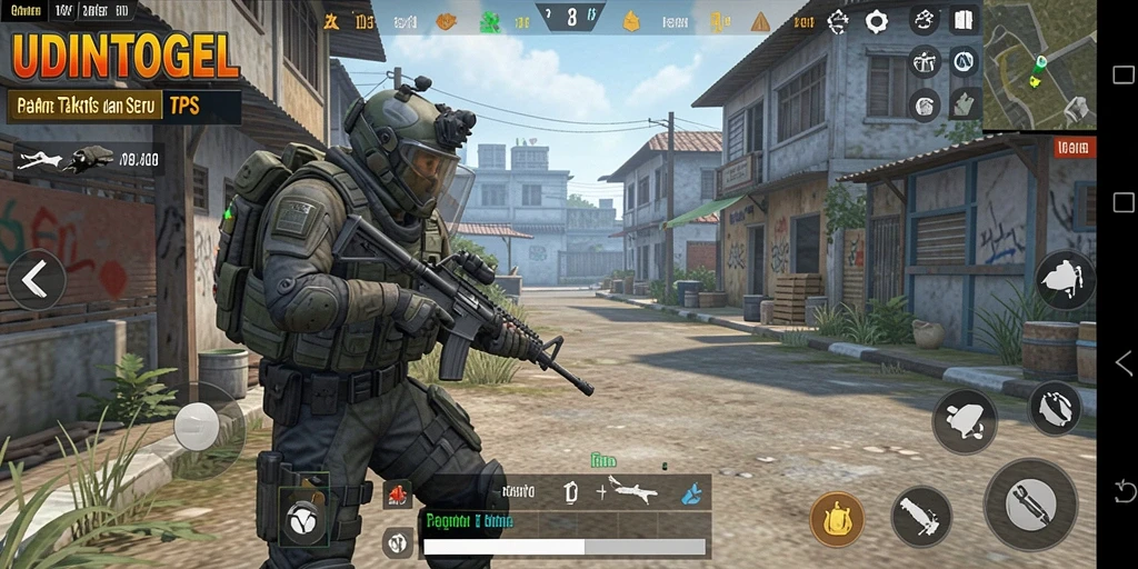 Tampilan gameplay seru di dalam UDINTOGEL.