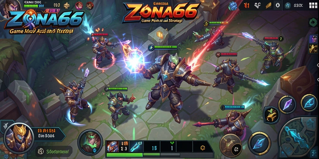 Gameplay epik ZONA66 dengan strategi tim yang mendebarkan.